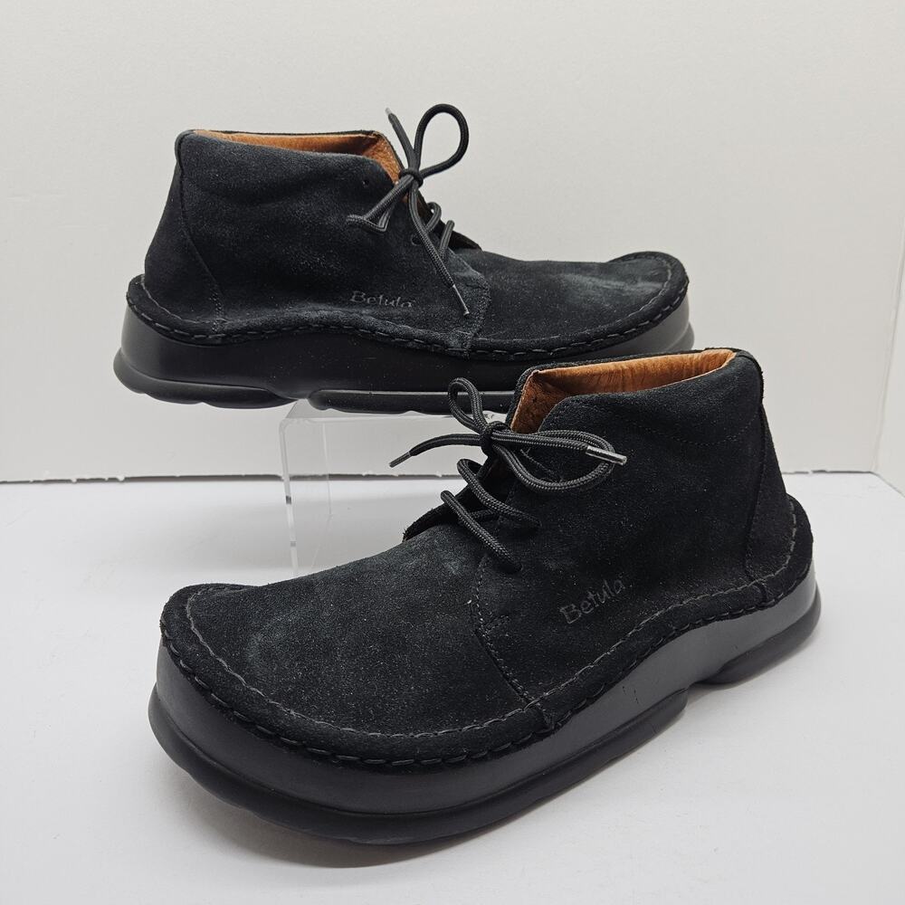 Betula Berkenstock Suede Leather Lace Up Boots Eur 40 US L9/M7 New